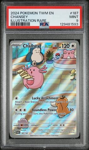 2024 Pokemon Twm En-twilight Masquerade 187 Chansey Illustration