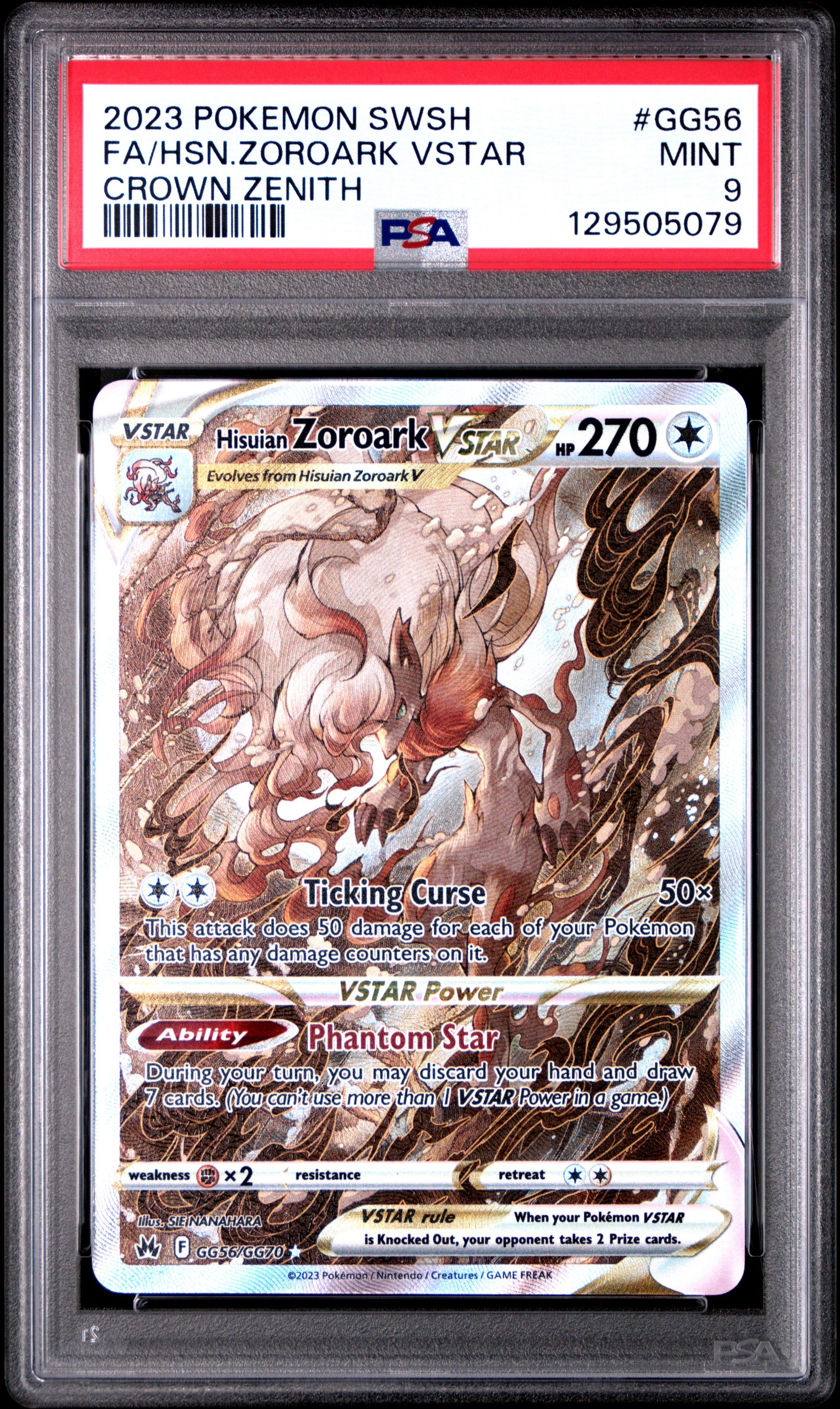 2023 Pokemon Sword And Shield Crown Zenith Gg56 Full Art/hisuian