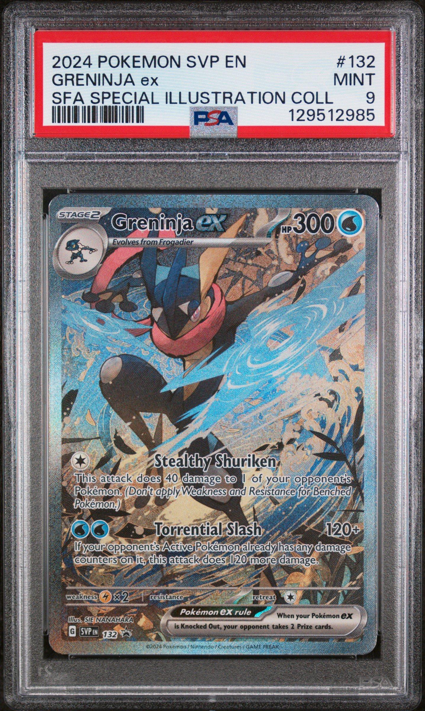2024 Pokemon Svp En-sv Black Star Promo 132 Greninja Ex Shrouded