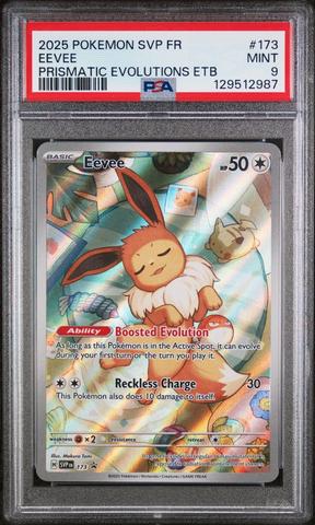 2025 Pokemon Simplified Chinese Cbb2 C-gem Pack Vol 2 15 Eevee PSA