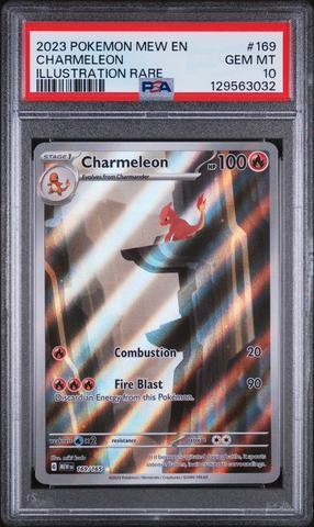 2023 Pokemon Japanese Sv2a-pokemon 151 169 Charmeleon Art Rare PSA