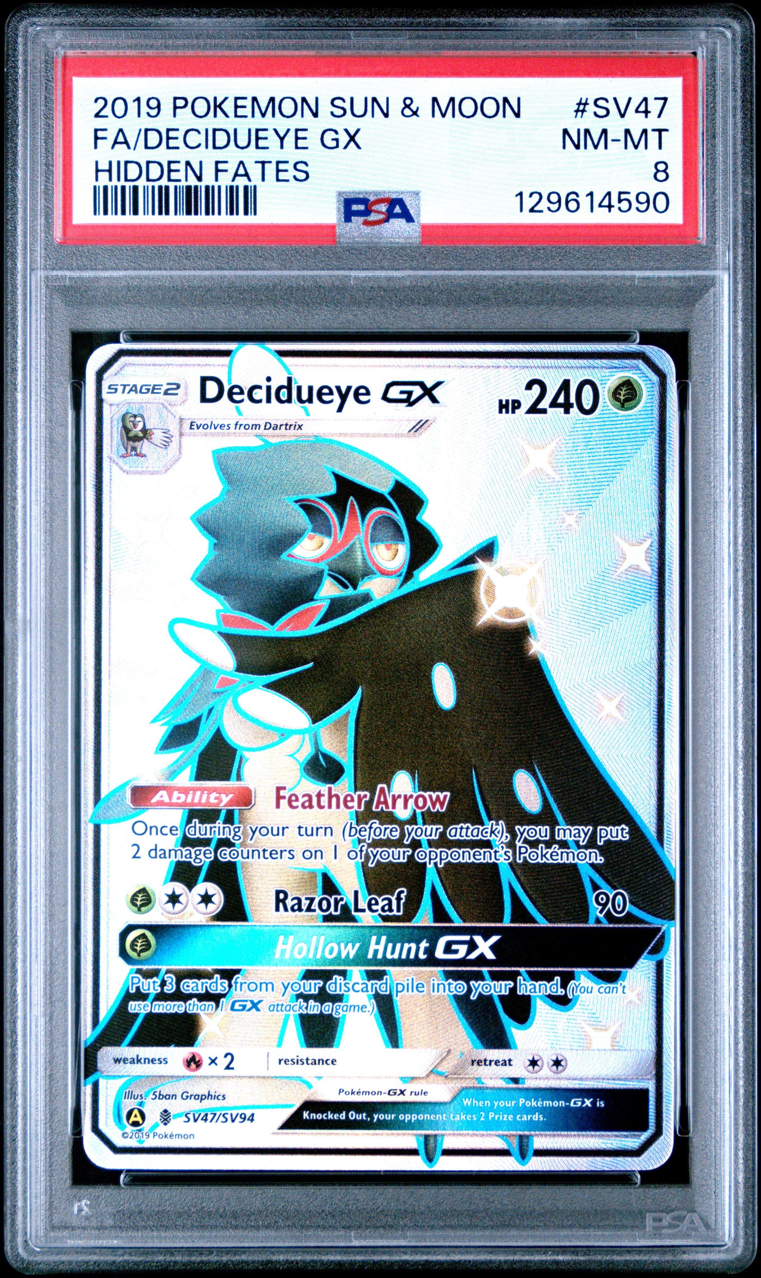 shiny decidueye pokemon card (5/64) - Pokmon Night Wanderer (sv6a) Pokmon Hit Points240 HP Form Decidueye-GX (Shiny) - SV47/SV94