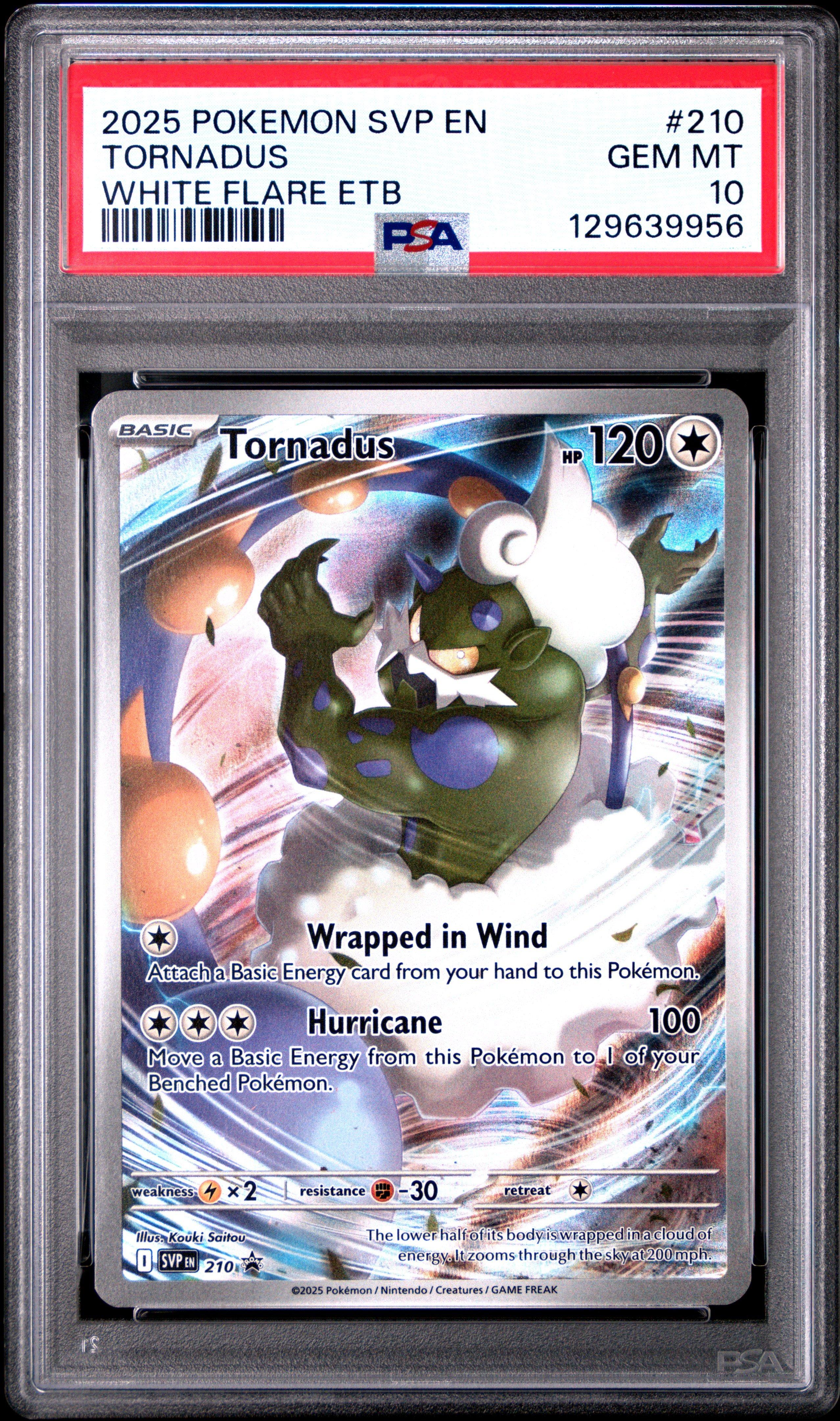 2025 Pokemon Svp En-sv Black Star Promo 210 Tornadus White Flare