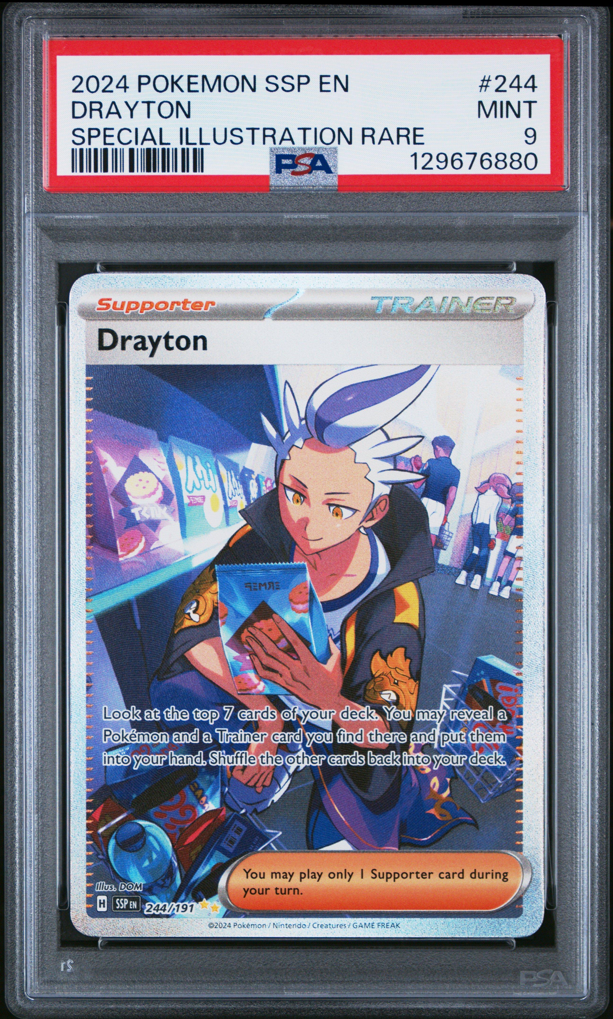 2024 Pokemon Ssp En-surging Sparks 244 Drayton Special