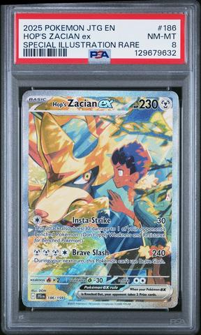 2025 Pokemon Jtg En-journey Together 186 Hop's Zacian Ex Special