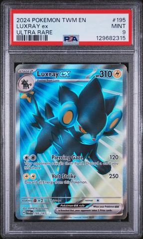 2024 Pokemon Twm En-twilight Masquerade 195 Luxray Ex Ultra Rare