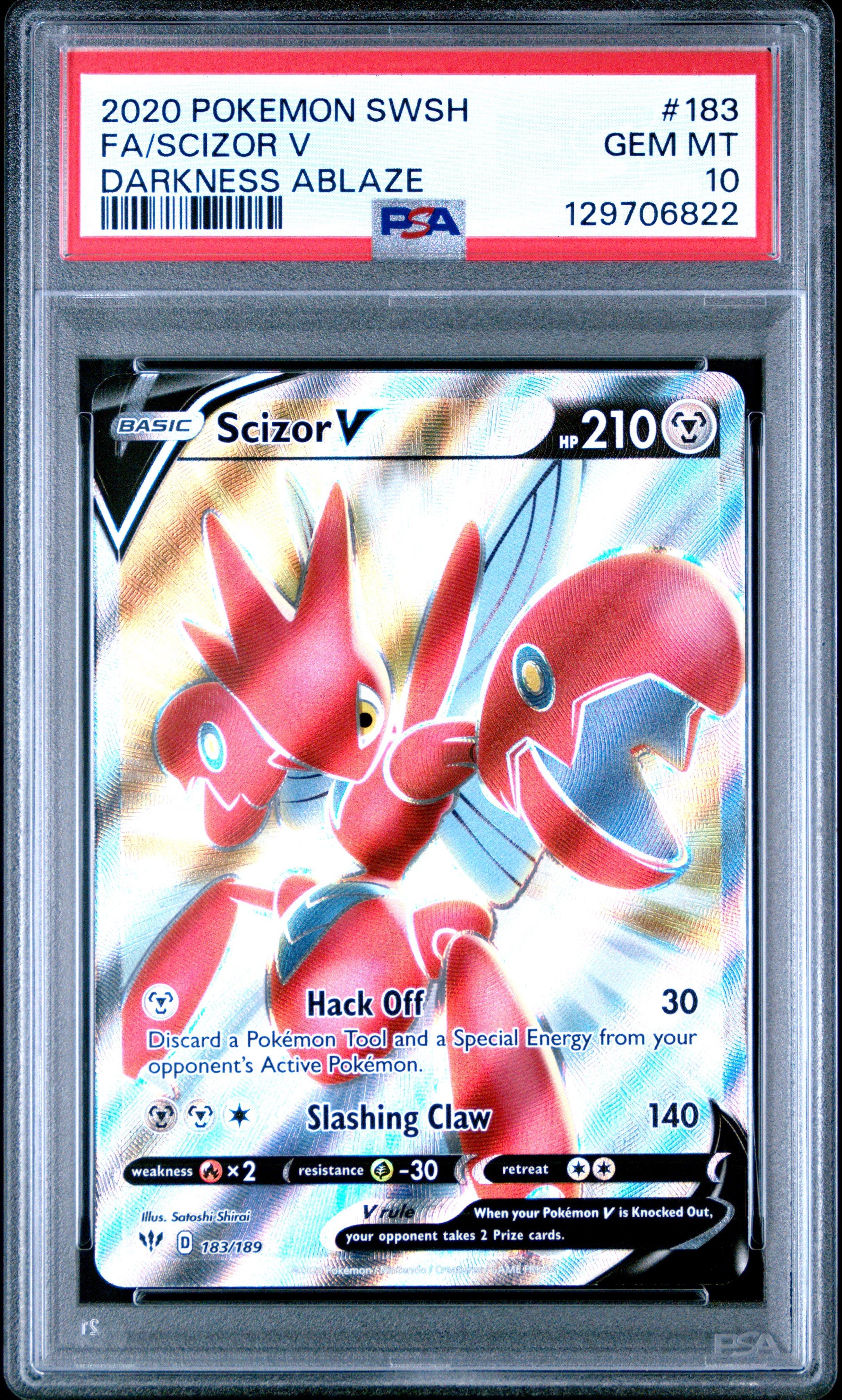 ポケモン Scizor V | Darkness Ablaze | TCG Card Database