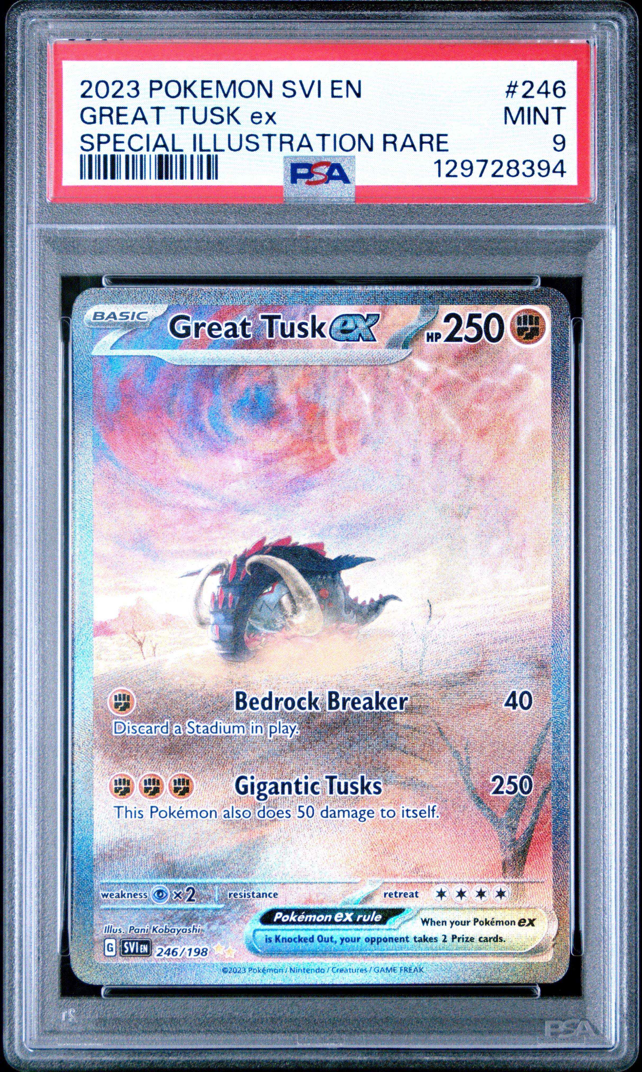 2023 Pokemon Svi En-scarlet & Violet 246 Great Tusk Ex Special