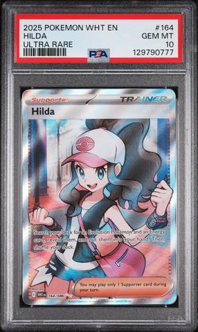 2025 Pokemon Wht En-white Flare 164 Hilda Ultra Rare PSA 10 | GameStop
