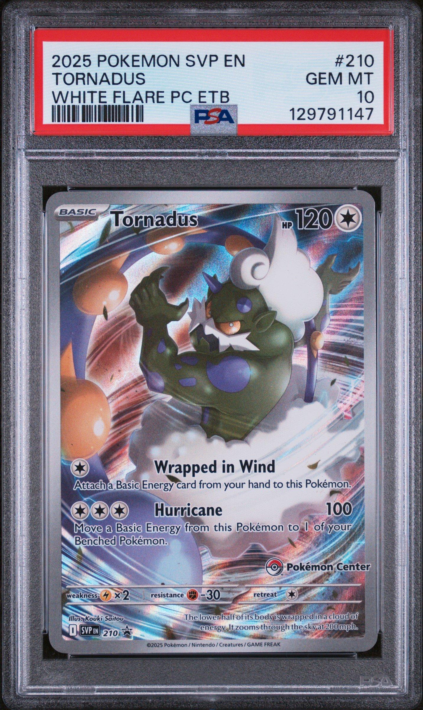 2025 Pokemon Svp En-sv Black Star Promo 210 Tornadus White Flare