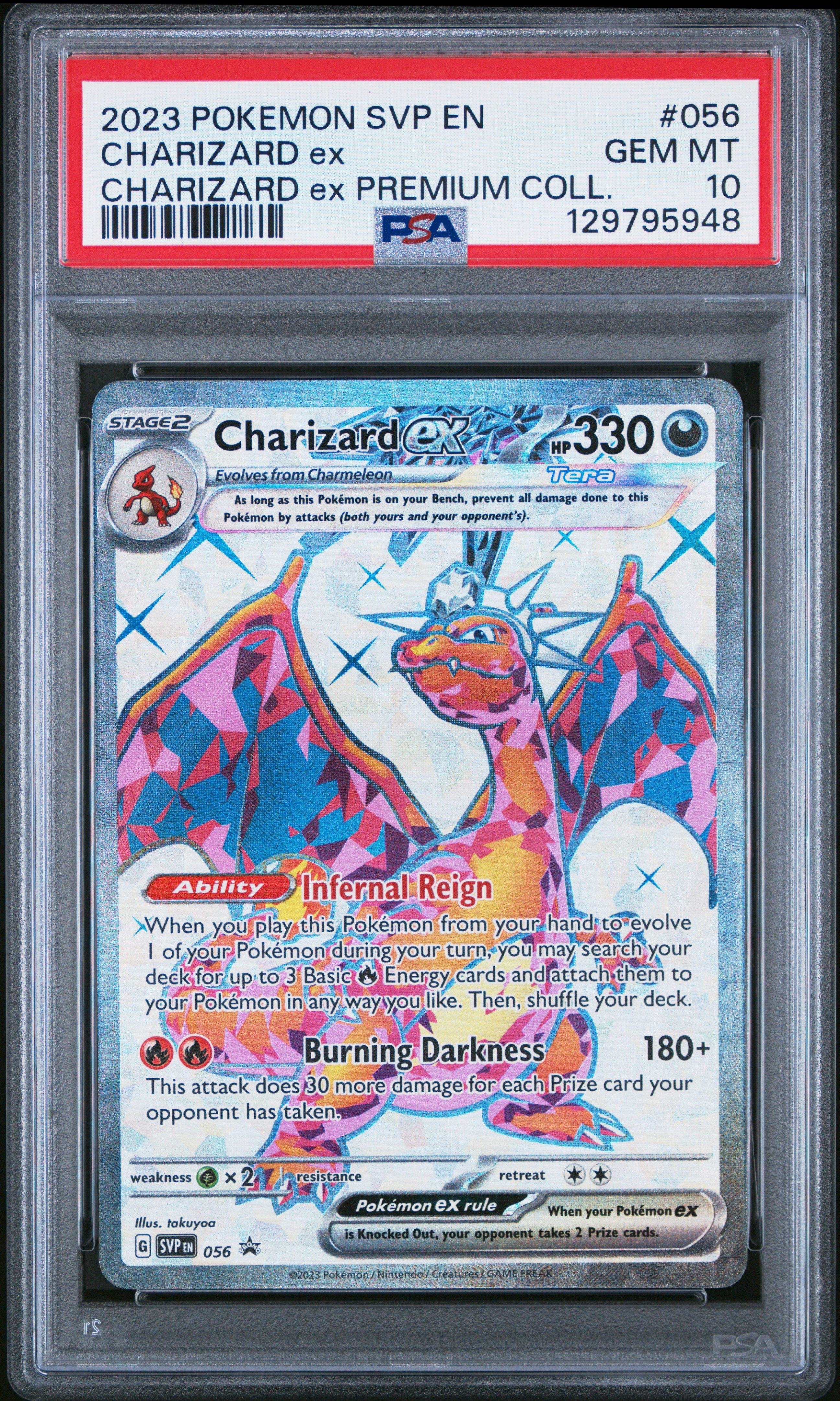 2023 Pokemon Svp En-sv Black Star Promo 056 Charizard Ex Charizard
