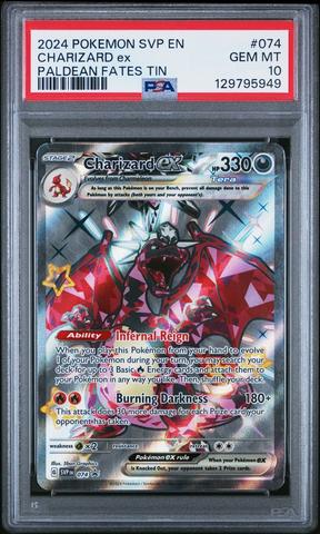 charizard pokemon card price 2024 CGC 10 GEM MINT CHINESE POKEMON 2024 Charizard 003/127 Simplified cs5aC