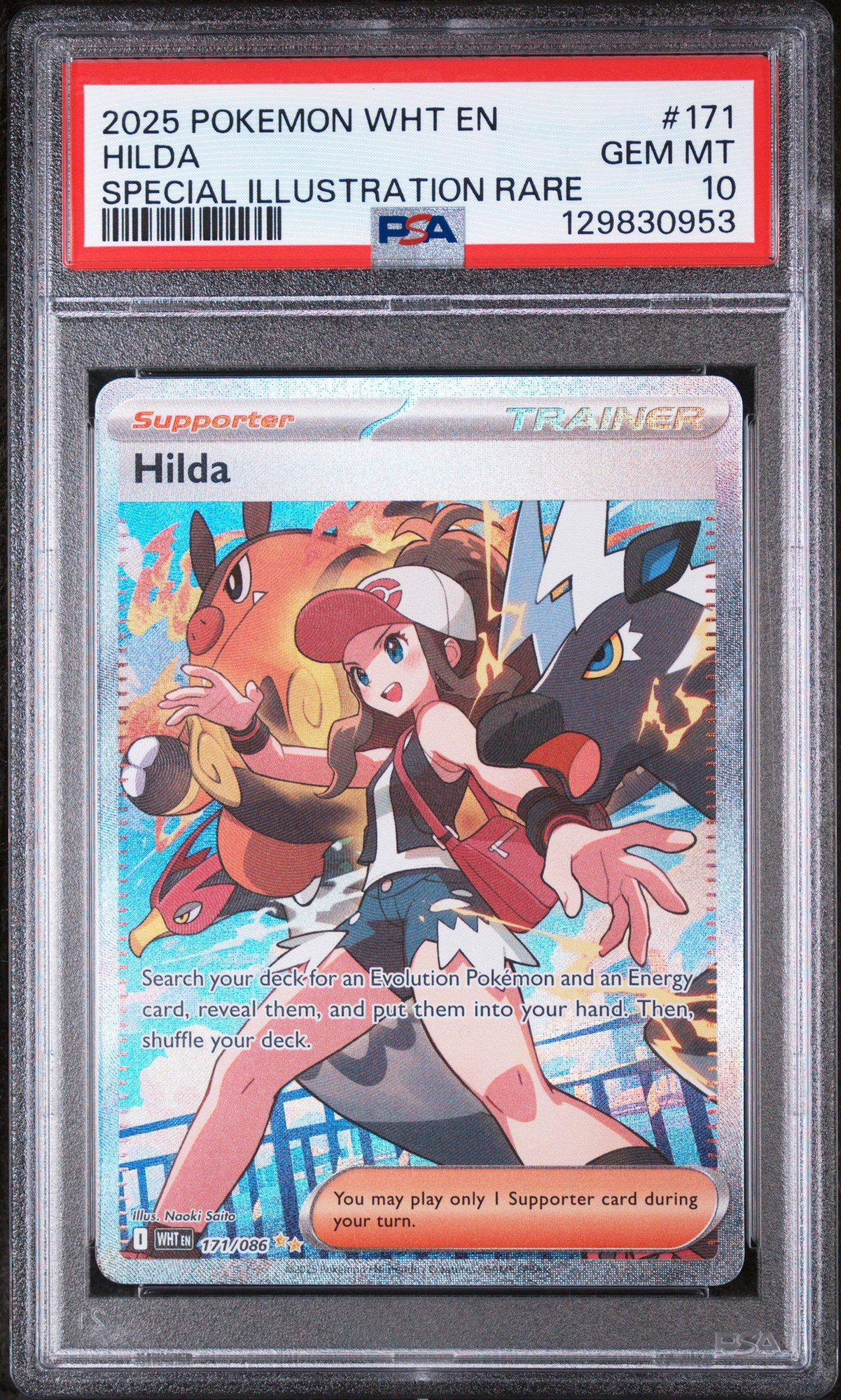 特殊エネルギー 168/171【PSA10】 2025 Pokemon Wht En-white Flare 171 Hilda Special Illustration