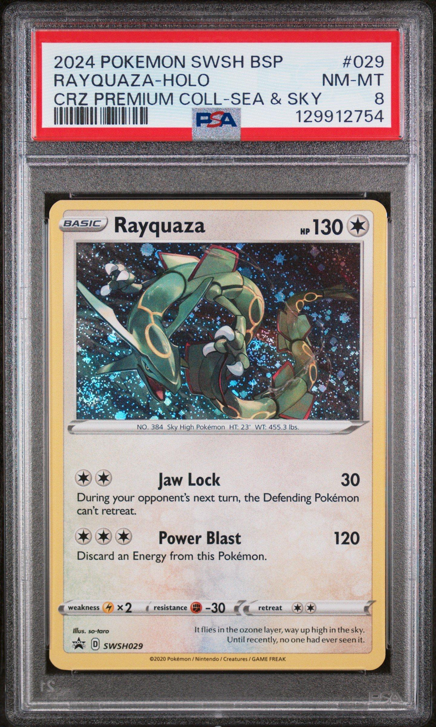 2024 Pokemon Swsh Black Star Promo 029 Rayquaza-holo Crown Zenith
