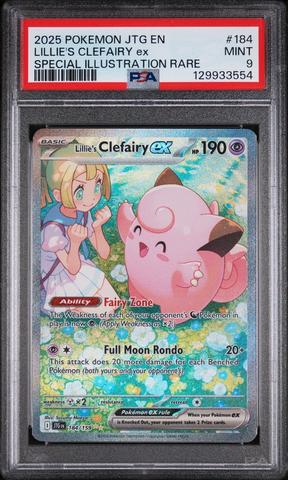 2025 Pokemon Jtg En-journey Together 184 Lillie's Clefairy Ex