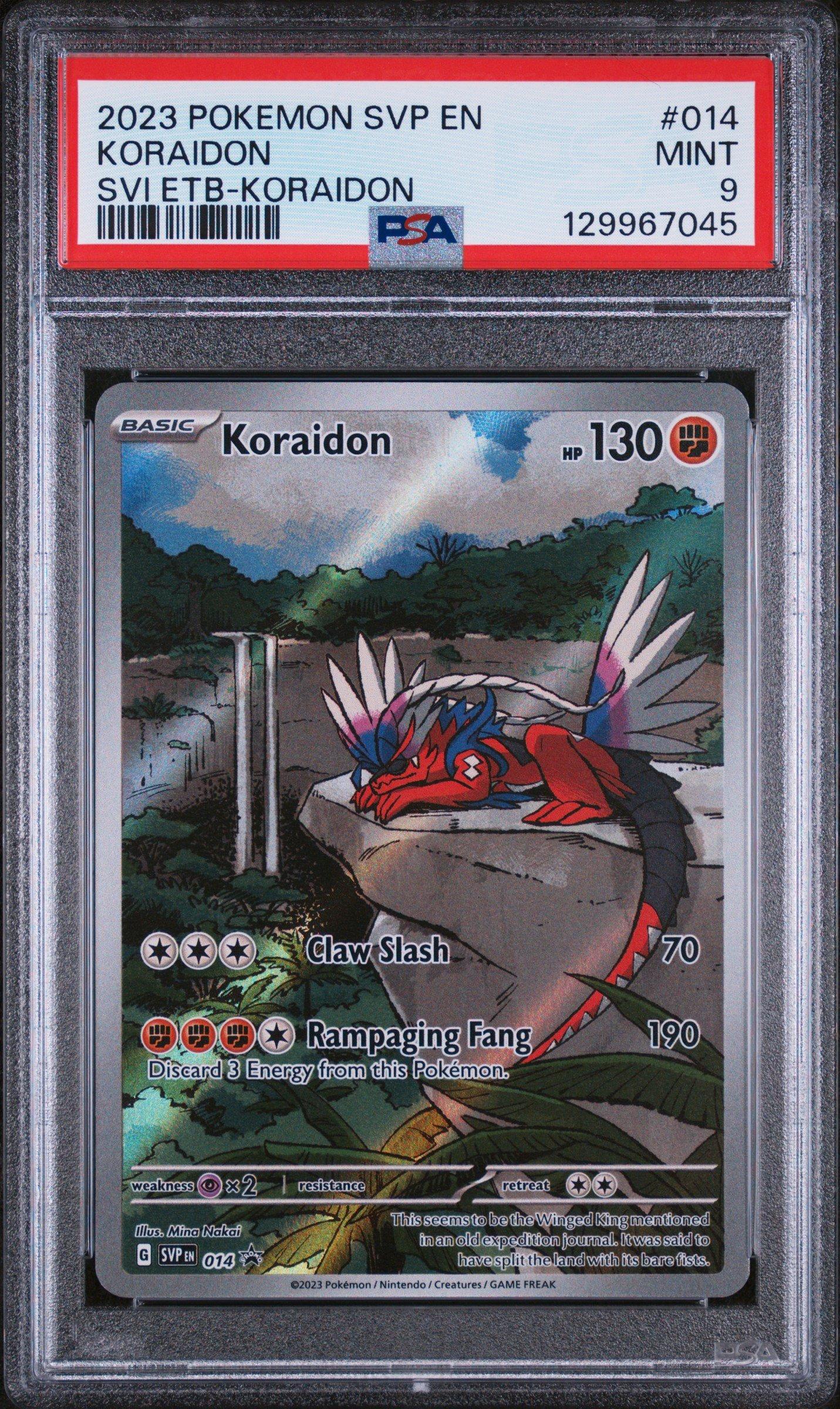 2023 Pokemon Svp En-sv Black Star Promo 014 Koraidon Scarlet