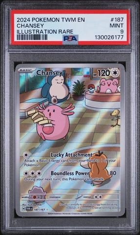 2024 Pokemon Twm En-twilight Masquerade 187 Chansey Illustration