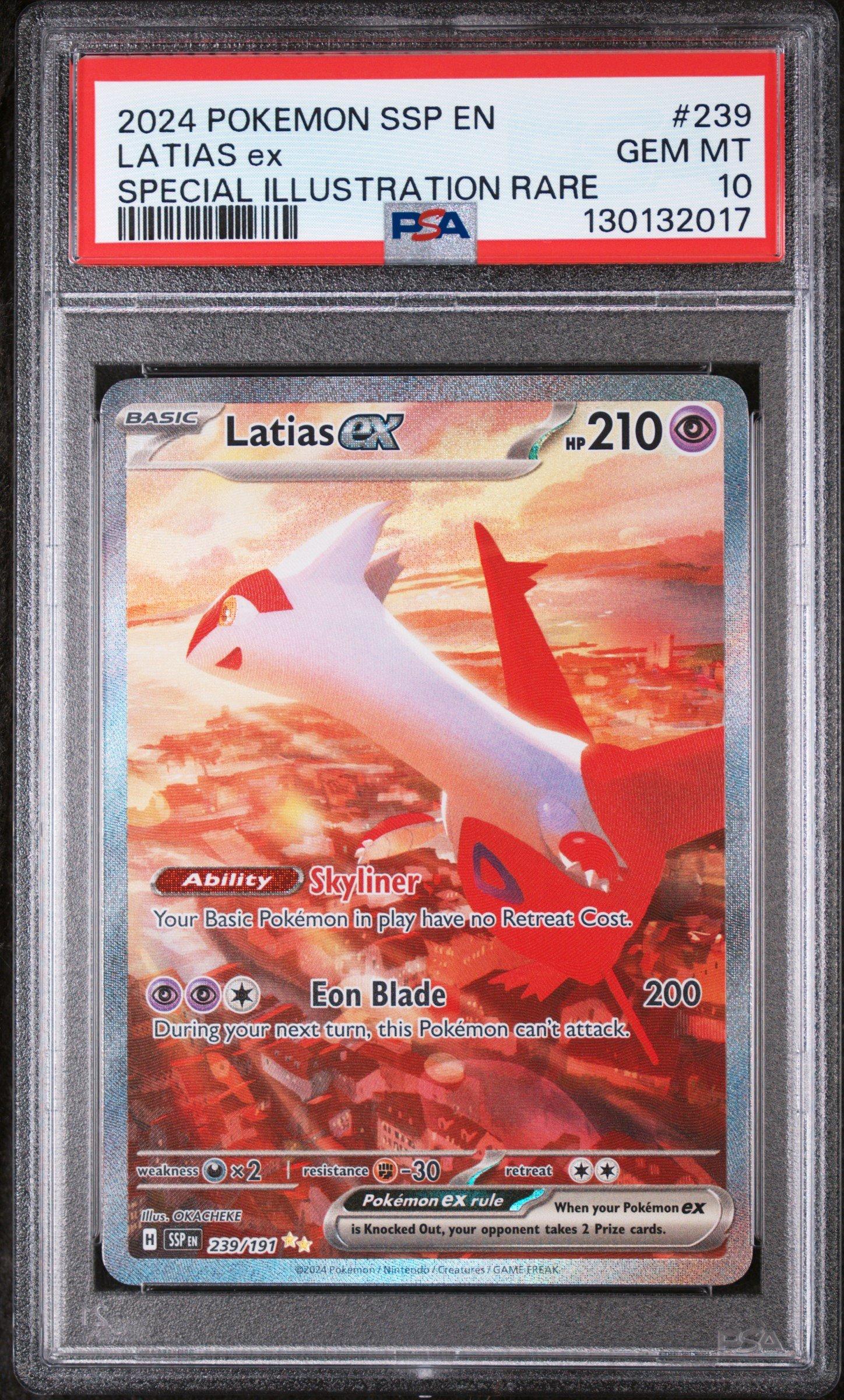 2024 Pokemon Ssp En-surging Sparks 239 Latias Ex Special