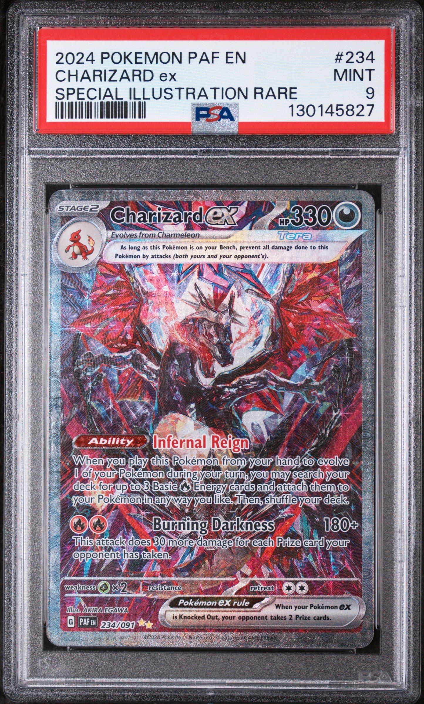 2024 Pokemon Paf En-paldean Fates 234 Charizard Ex Special
