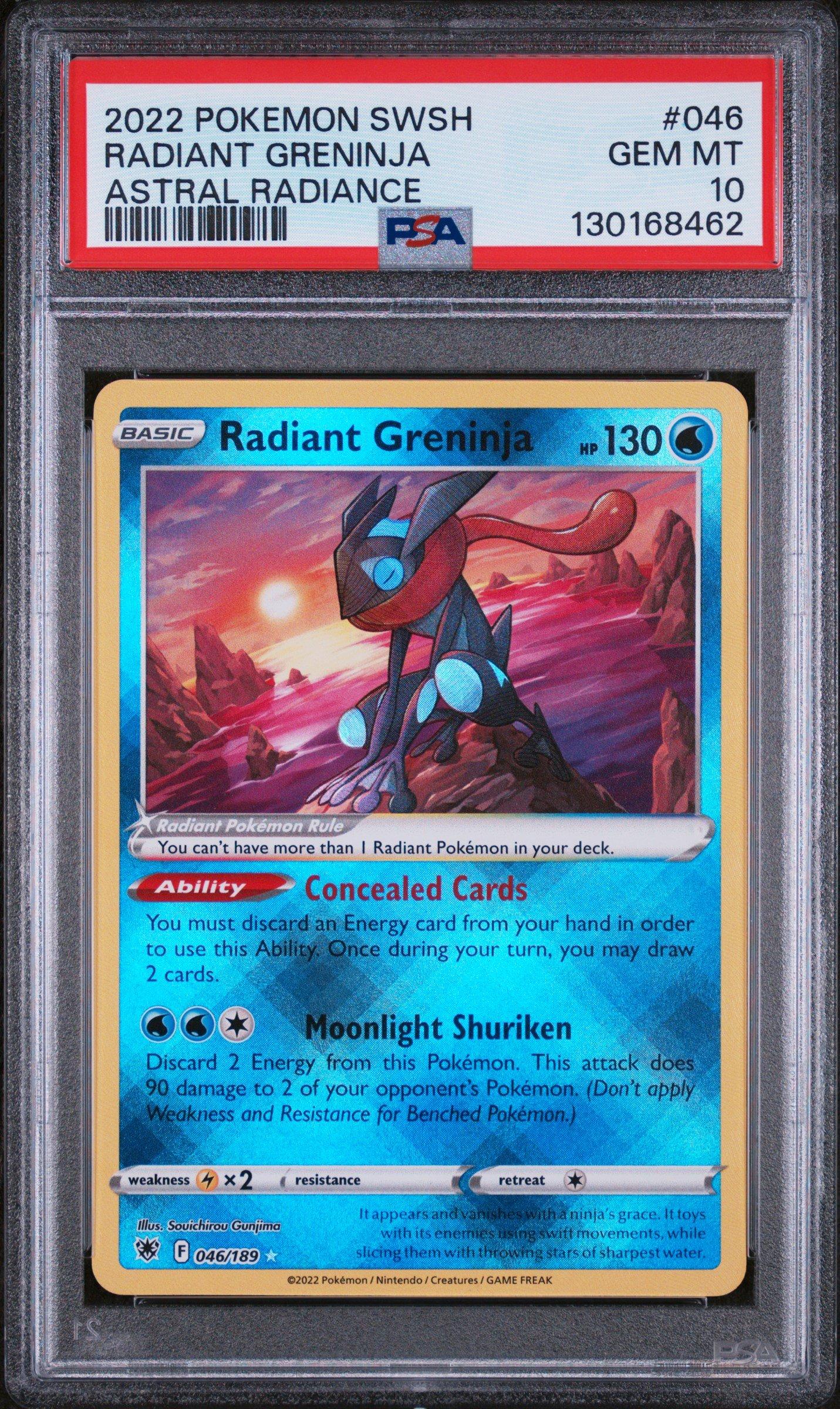 2022 Pokemon Sword & Shield Astral Radiance 046 Radiant Greninja