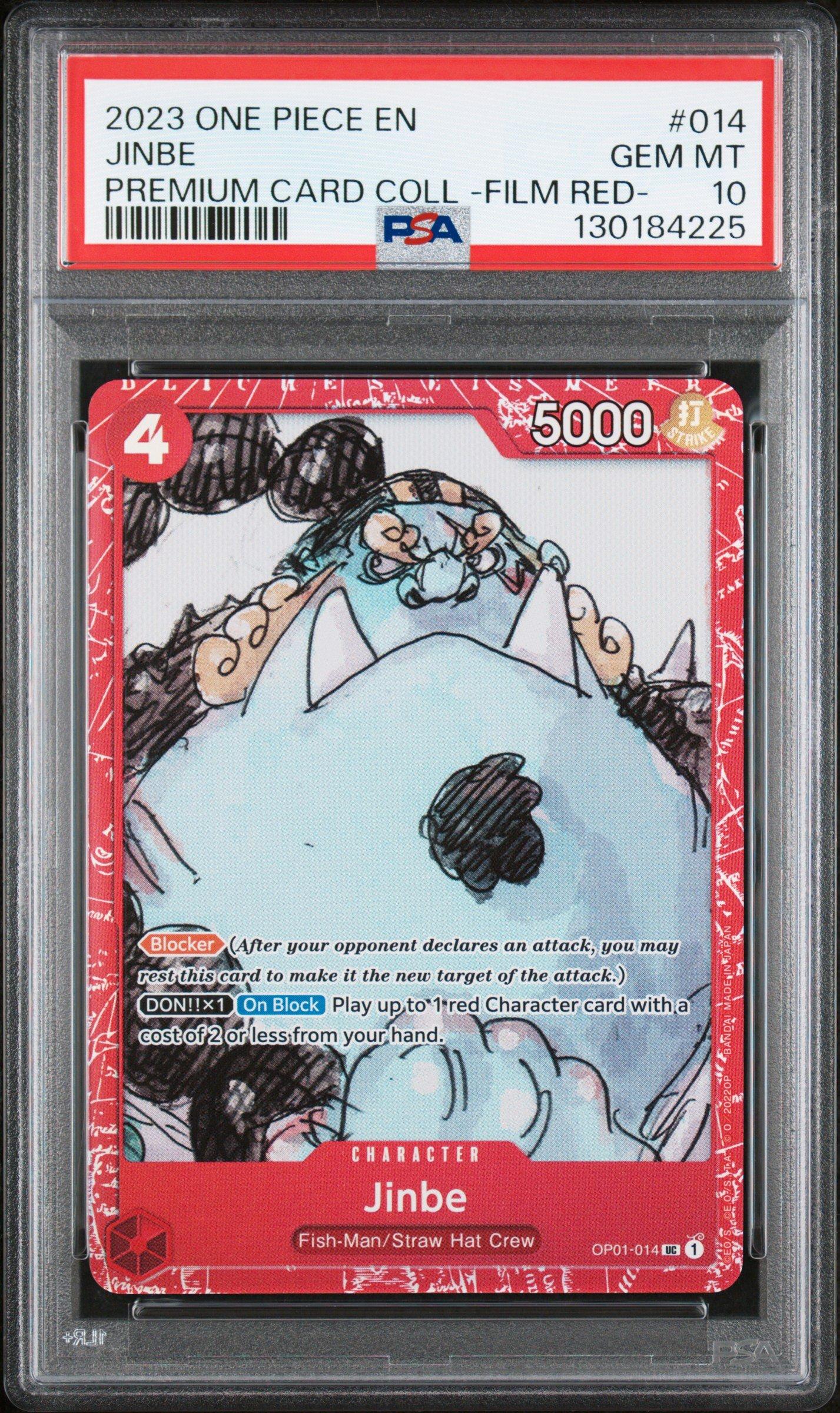 【ARS 10+】ジンベエ OP01-014 ワンピースフィルムレッド 2023 One Piece Premium Card Collection -one Piece Film Red- 014