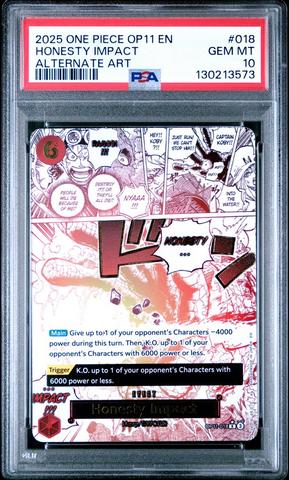 2025 One Piece Op10-royal Blood 082 Kuzan Alternate Art PSA 10