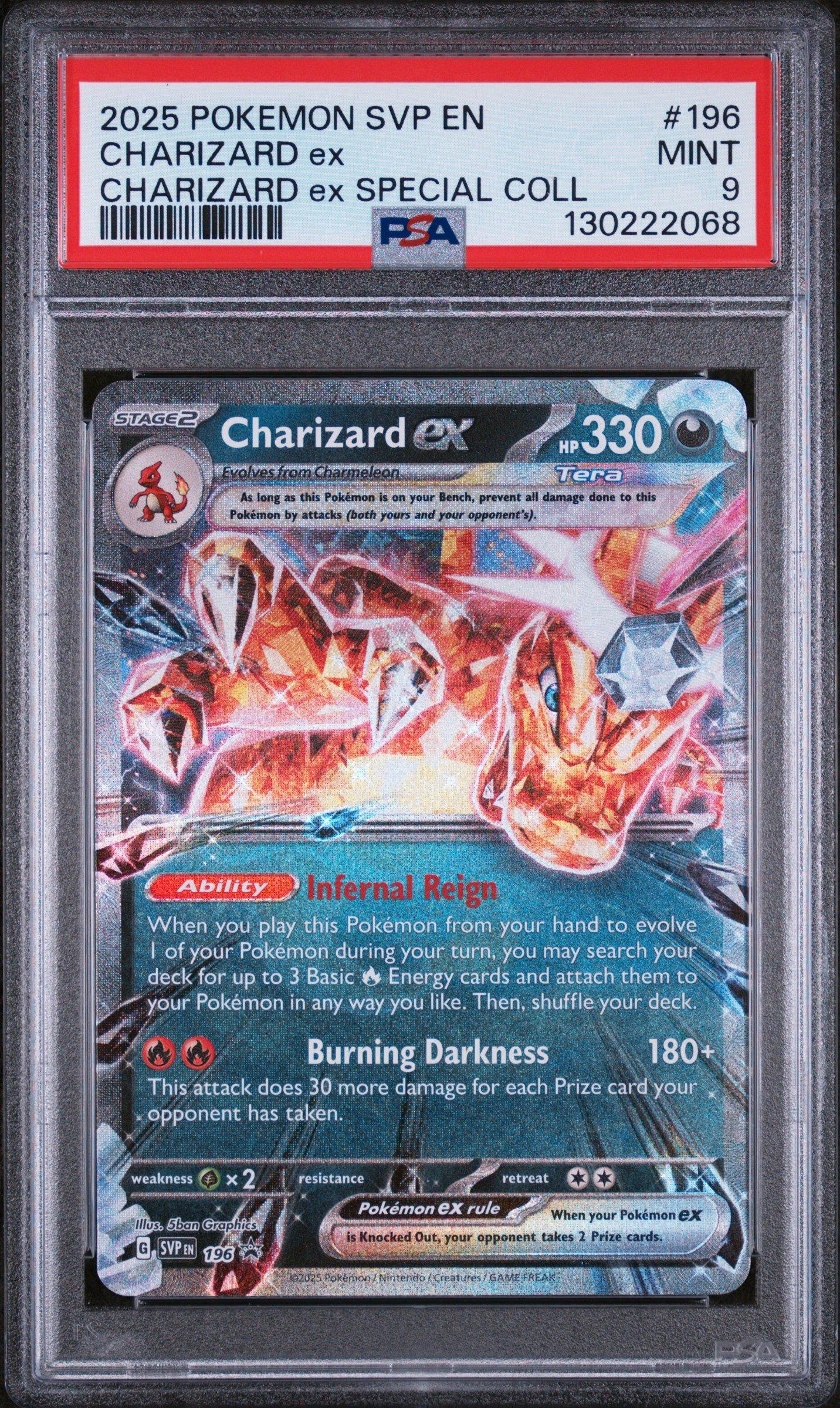 2025 Pokemon Svp En-sv Black Star Promo 196 Charizard Ex Charizard