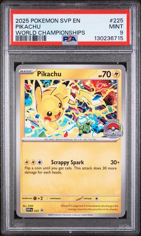 2025 Pokemon Svp En-sv Black Star Promo 225 Pikachu World