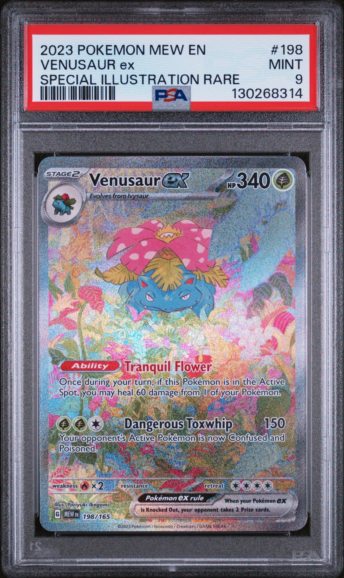 2023 Pokemon Mew En-151 198 Venusaur Ex Special Illustration Rare