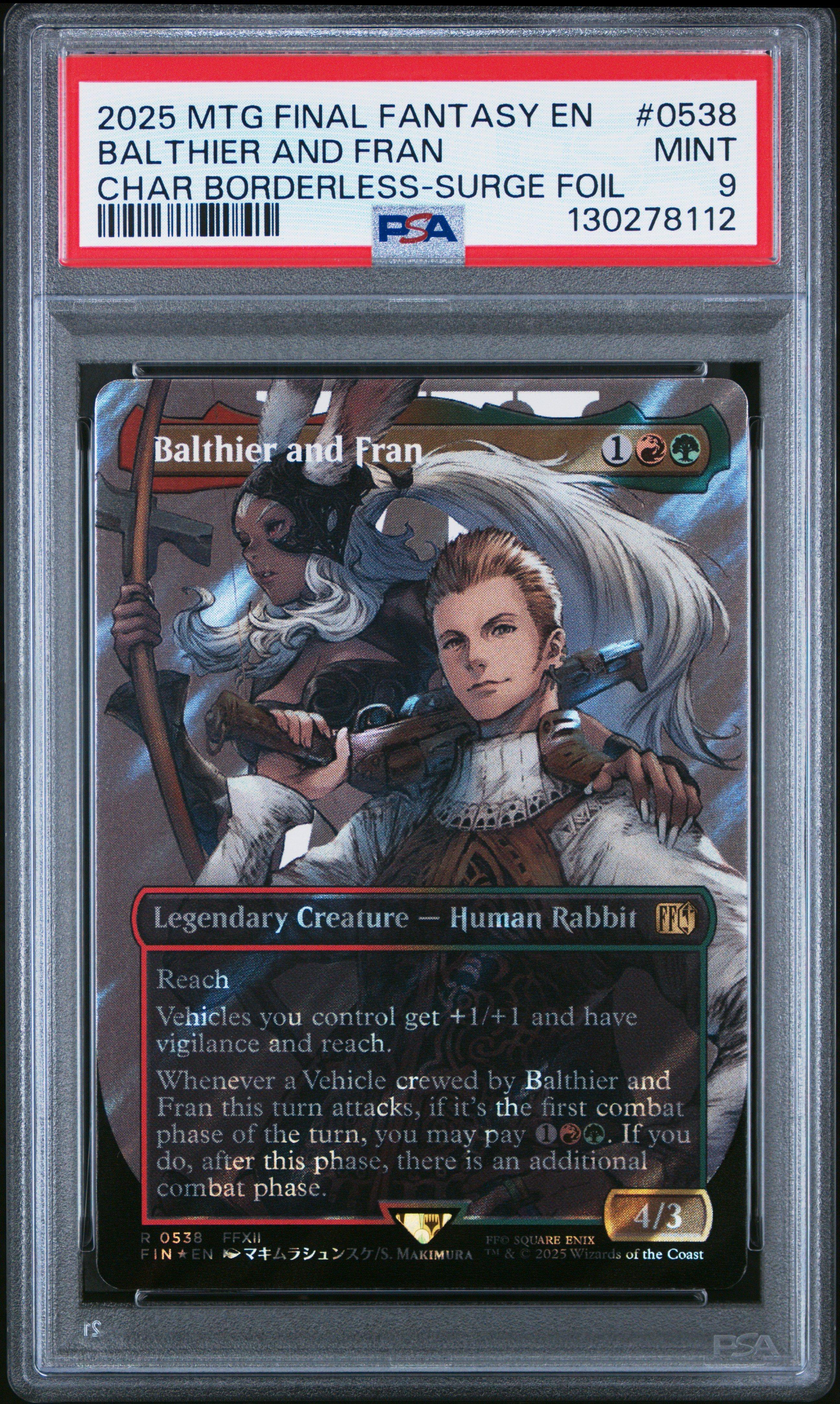 1994 Magic The Gathering Revised Edition Tundra PSA 8 Graded Card