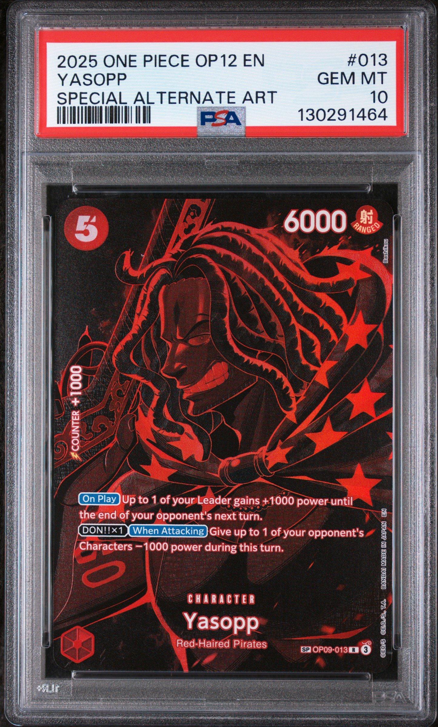 2025 One Piece Op12-legacy Of The Master 013 Yasopp Special