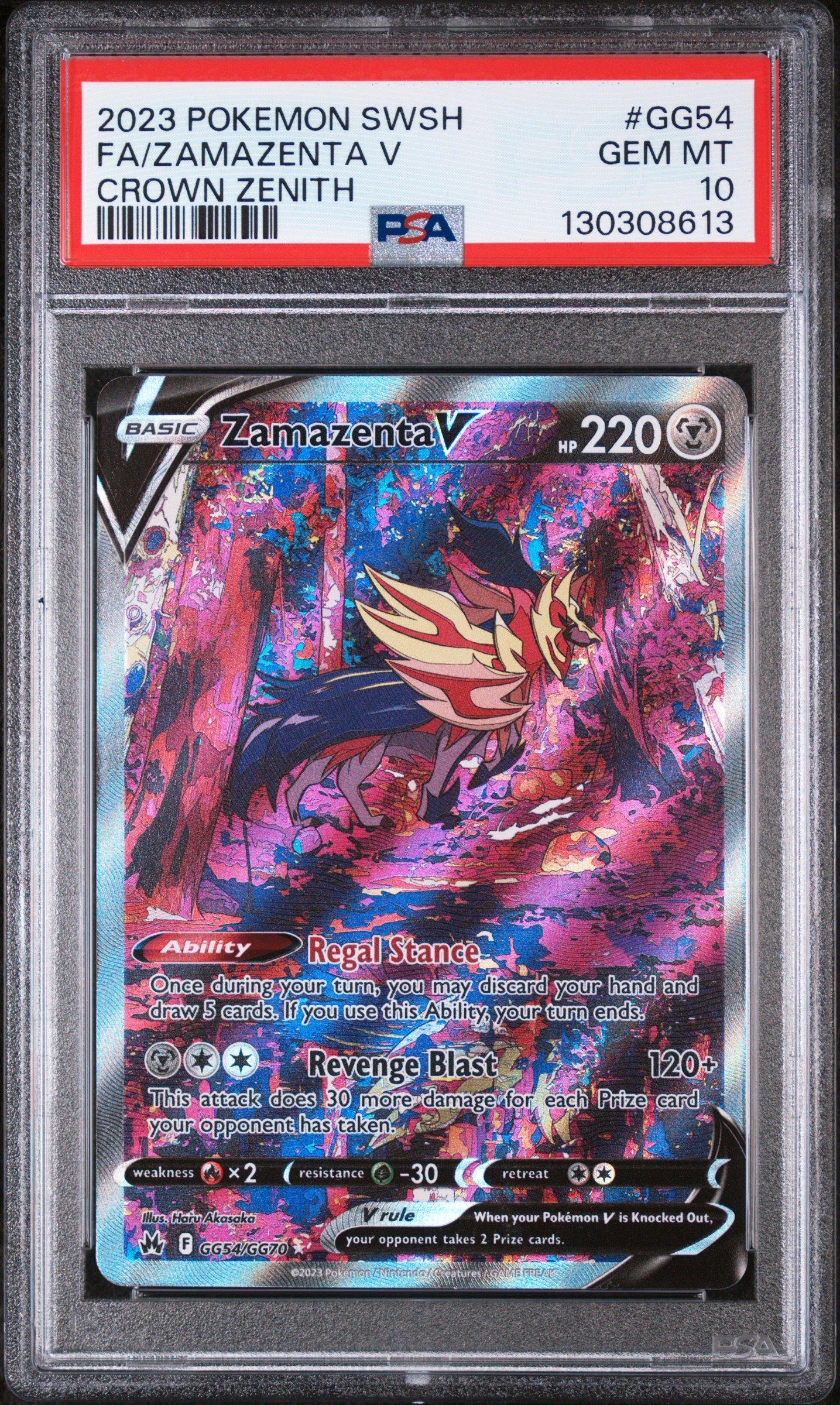 2023 Pokemon Sword And Shield Crown Zenith Gg54 Full Art/zamazenta