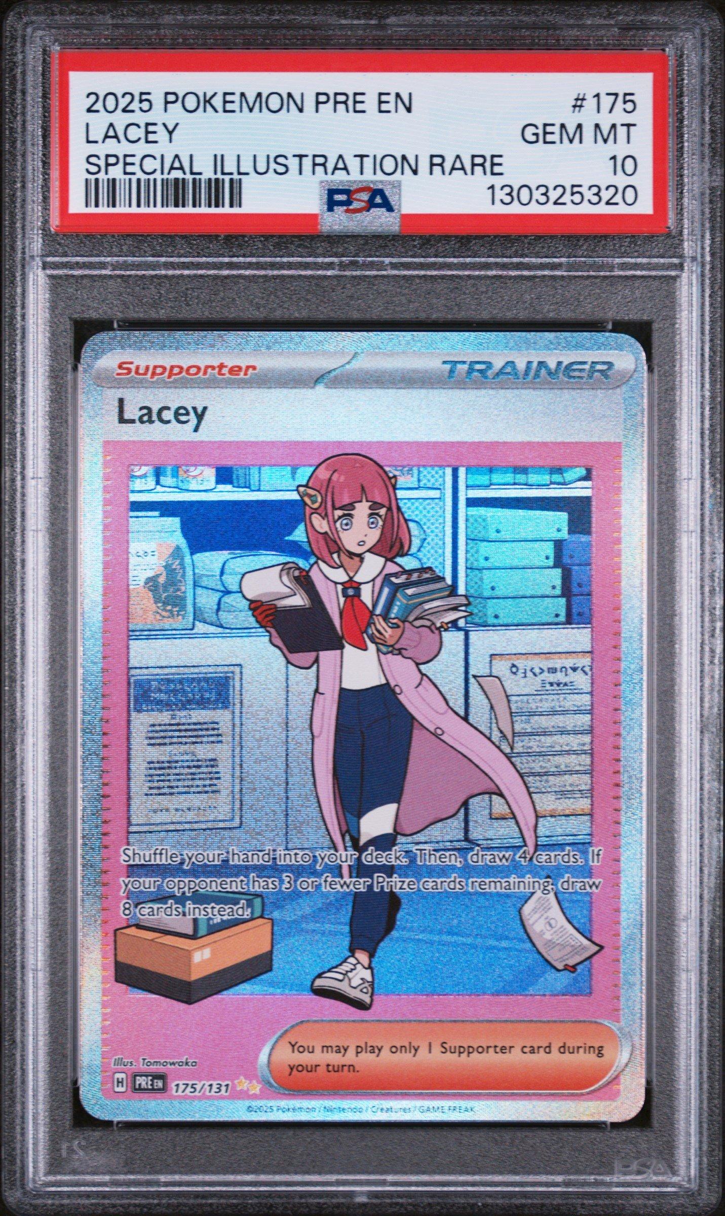 lacey pokemon card Trainer SV8a 231/187 SAR Terastal Festival ex TCG Japanese clear acrylic holder that perfectly accentuates the stunning visual design and character artwork Lacey 2024 Pokemon Japanese Sv8a