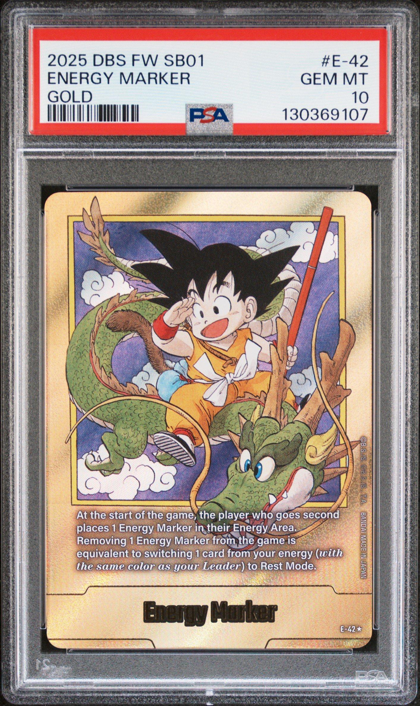 2025 DBS FSN WORLD JP エナジーマーカー PSA 10 2025 Dragon Ball Super Card Game Fusion World Manga Booster 01 E