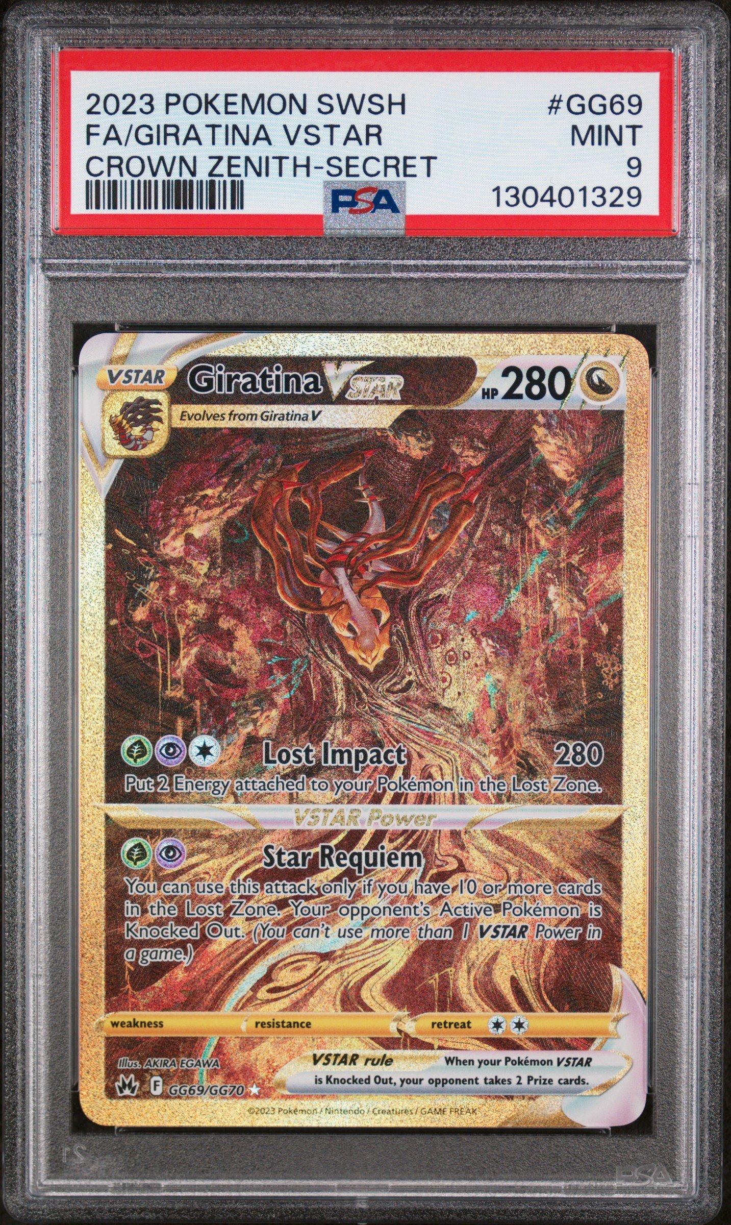2023 Pokemon Sword And Shield Crown Zenith Gg69 Full Art/giratina