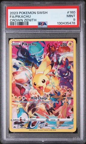 COH☆ 2023 Pokemon Sword And Shield Crown Zenith 160 Full Art/pikachu