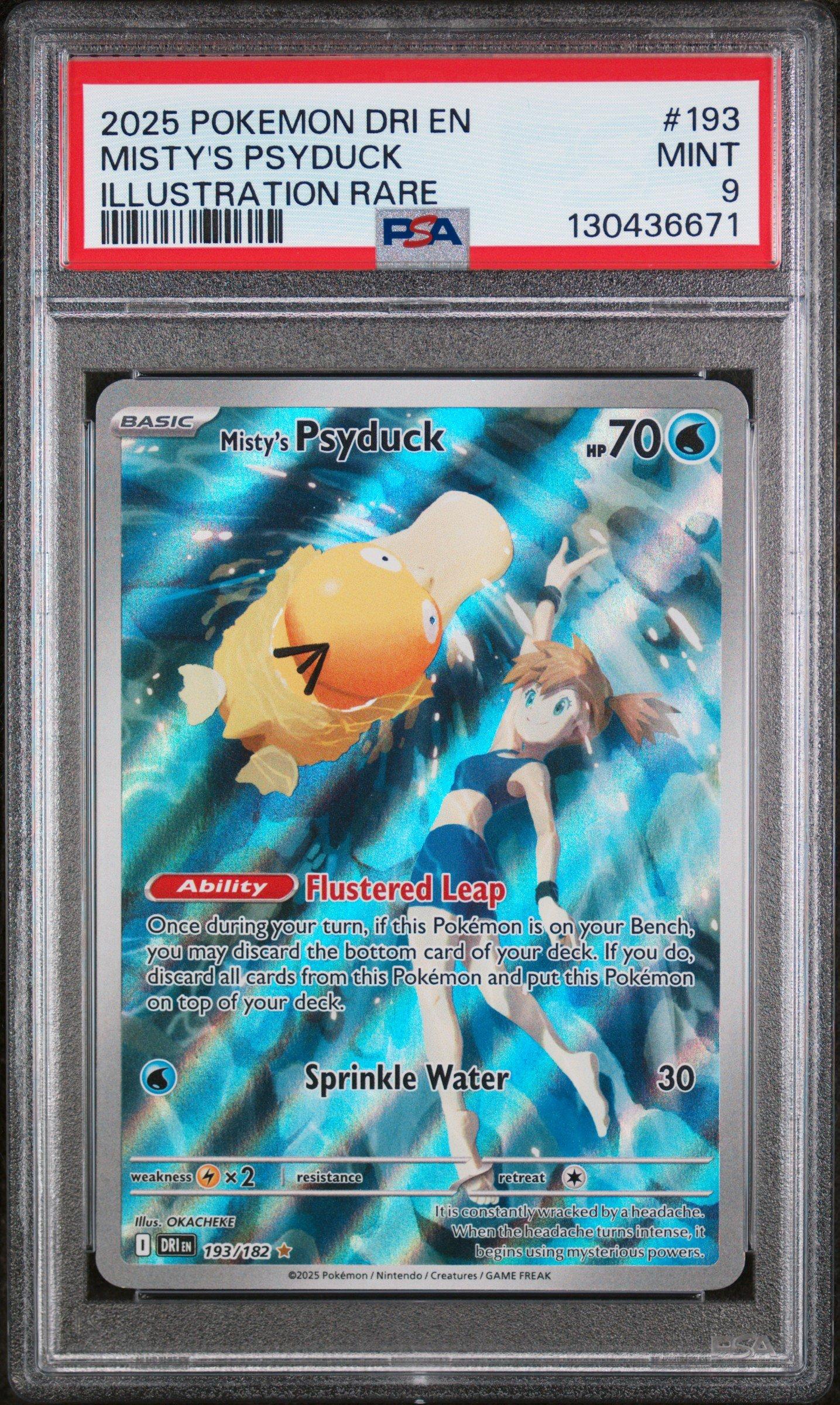 2025 Pokemon Dri En-destined Rivals 193 Misty's Psyduck