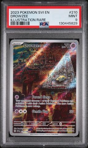 2023 Pokemon Svi En-scarlet & Violet 210 Drowzee Illustration Rare