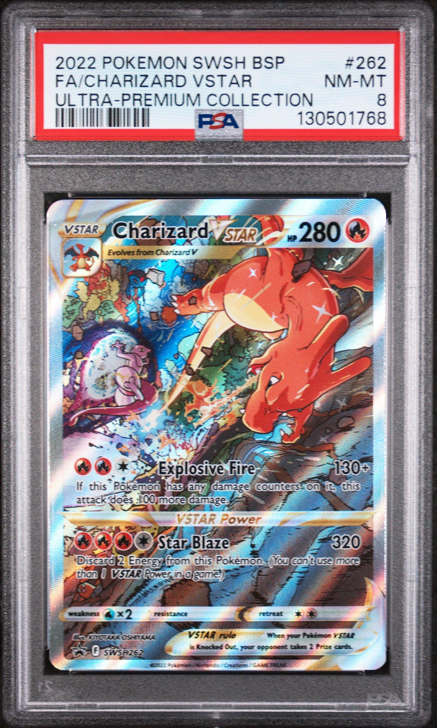 2022 Pokemon Swsh Black Star Promo 262 Full Art/charizard Vstar