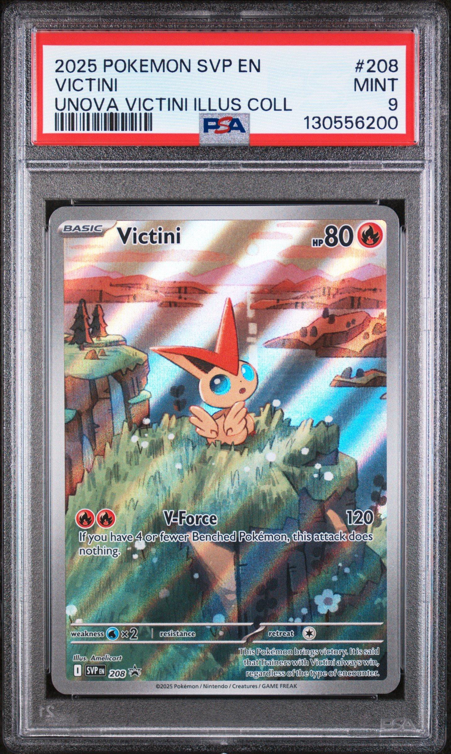 2025 Pokemon Svp En-sv Black Star Promo 208 Victini Unova Victini