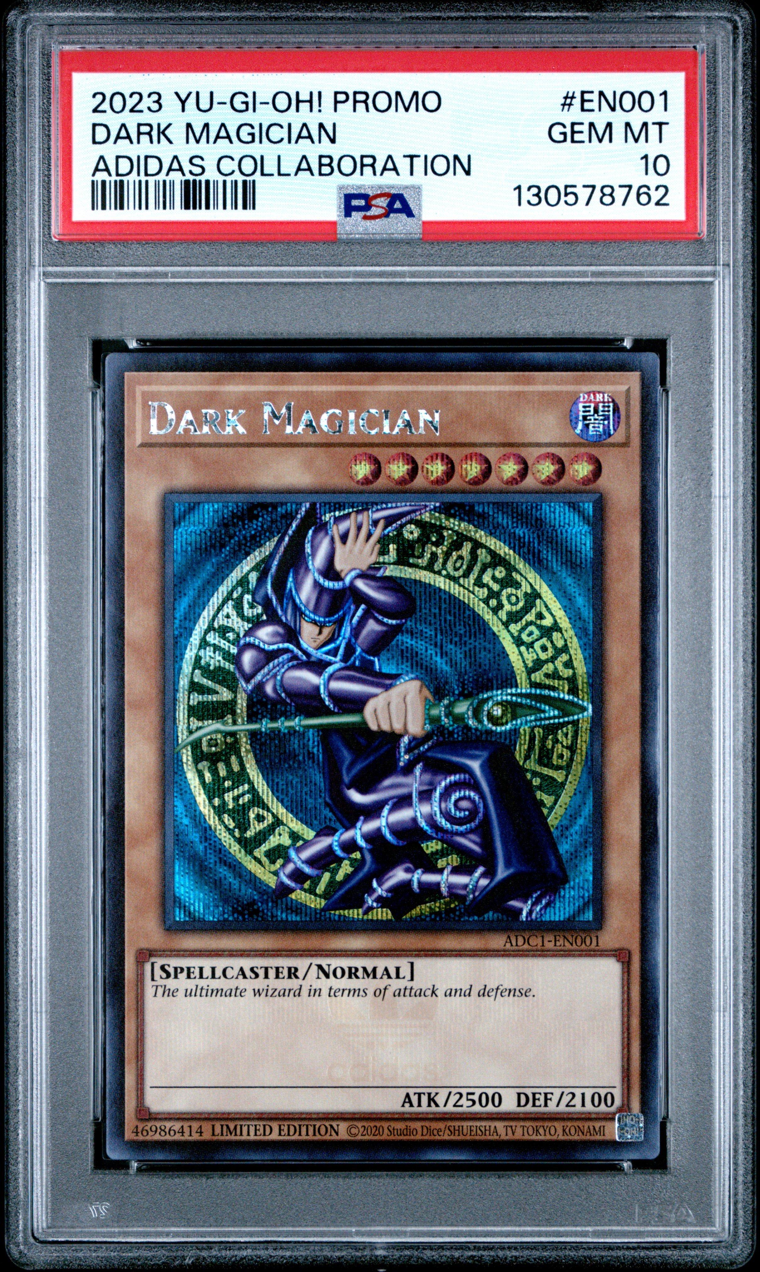2023 Yu-gi-oh! Promo En001 Dark Magician Adidas Collaboration PSA