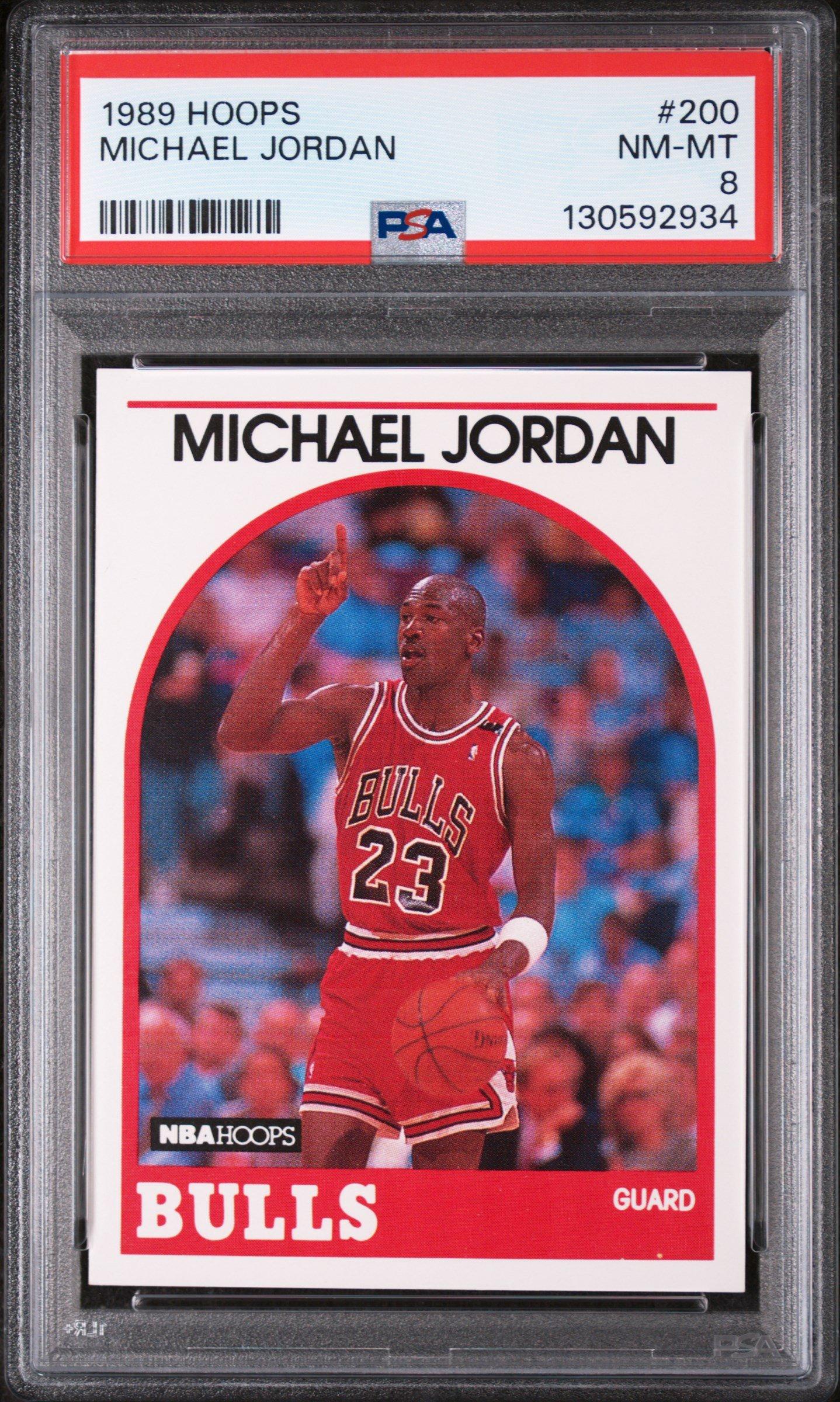 1989 Hoops 200 Michael Jordan PSA 8 Graded Card | GameStop