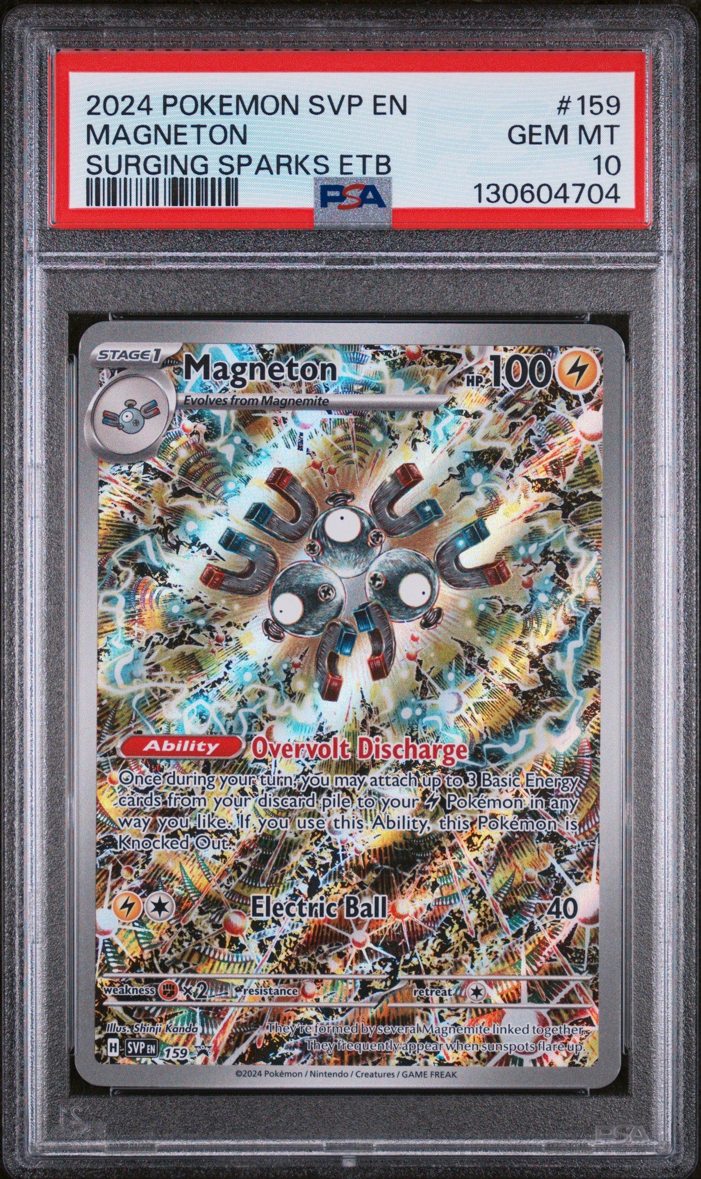 2024 Pokemon Svp En-sv Black Star Promo 159 Magneton Surging