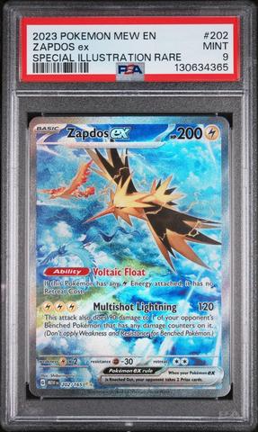 2023 Pokemon Mew En-151 202 Zapdos Ex Special Illustration Rare