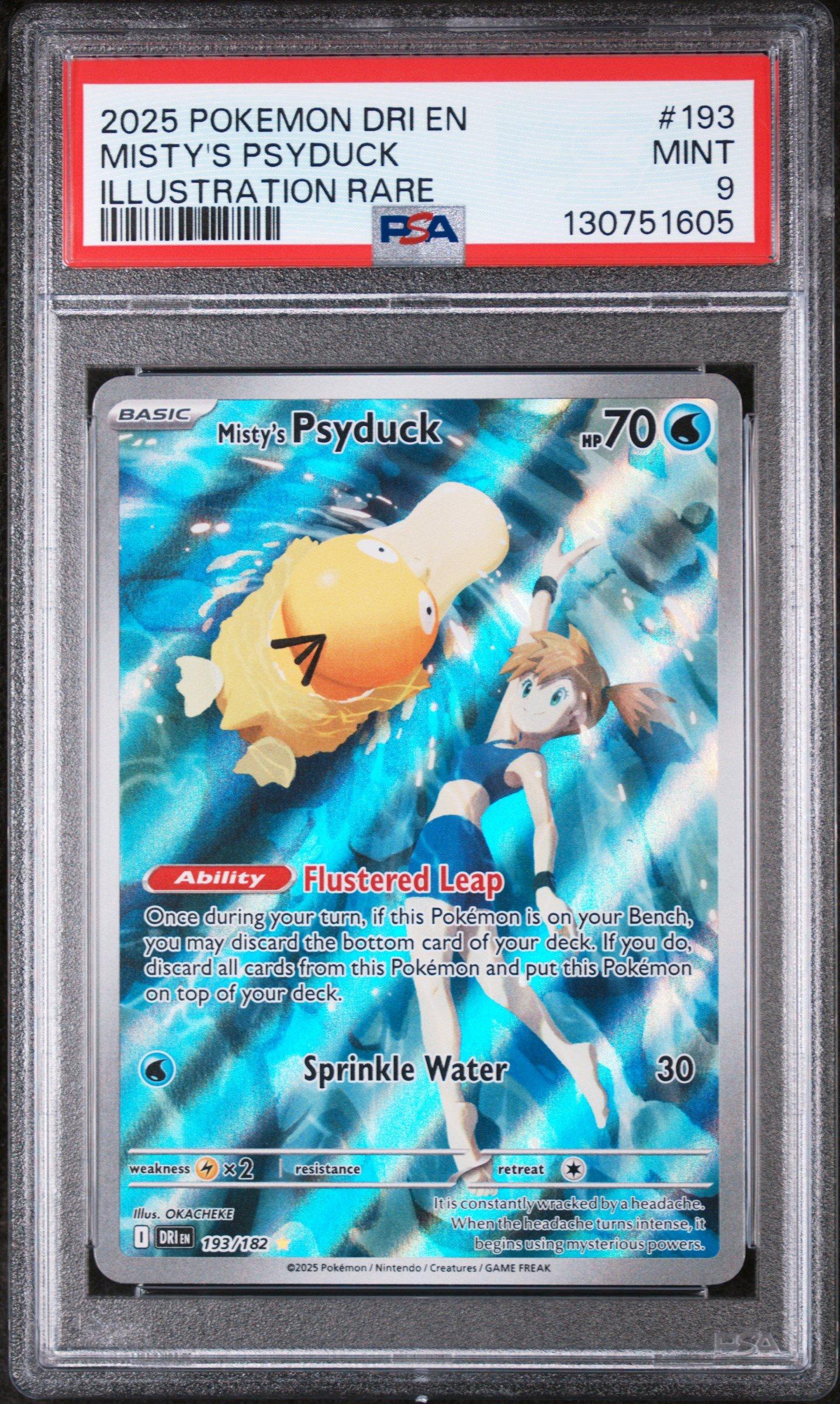 2025 Pokemon Dri En-destined Rivals 193 Misty's Psyduck