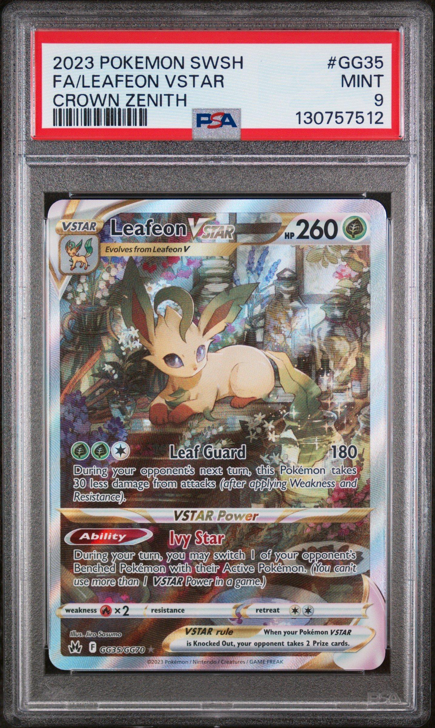 2023 Pokemon Sword And Shield Crown Zenith Gg35 Full Art/leafeon