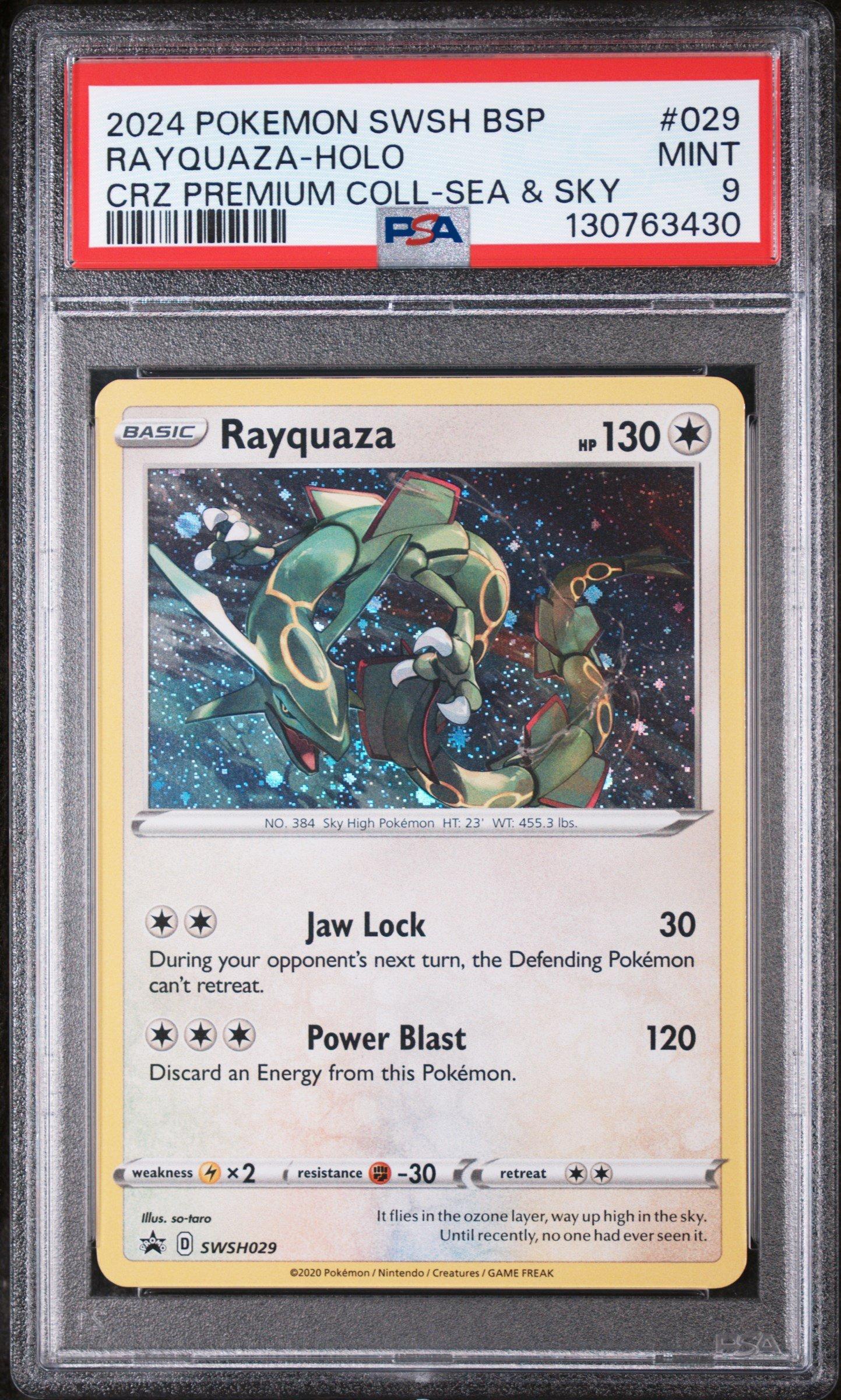 2024 Pokemon Swsh Black Star Promo 029 Rayquaza-holo Crown Zenith