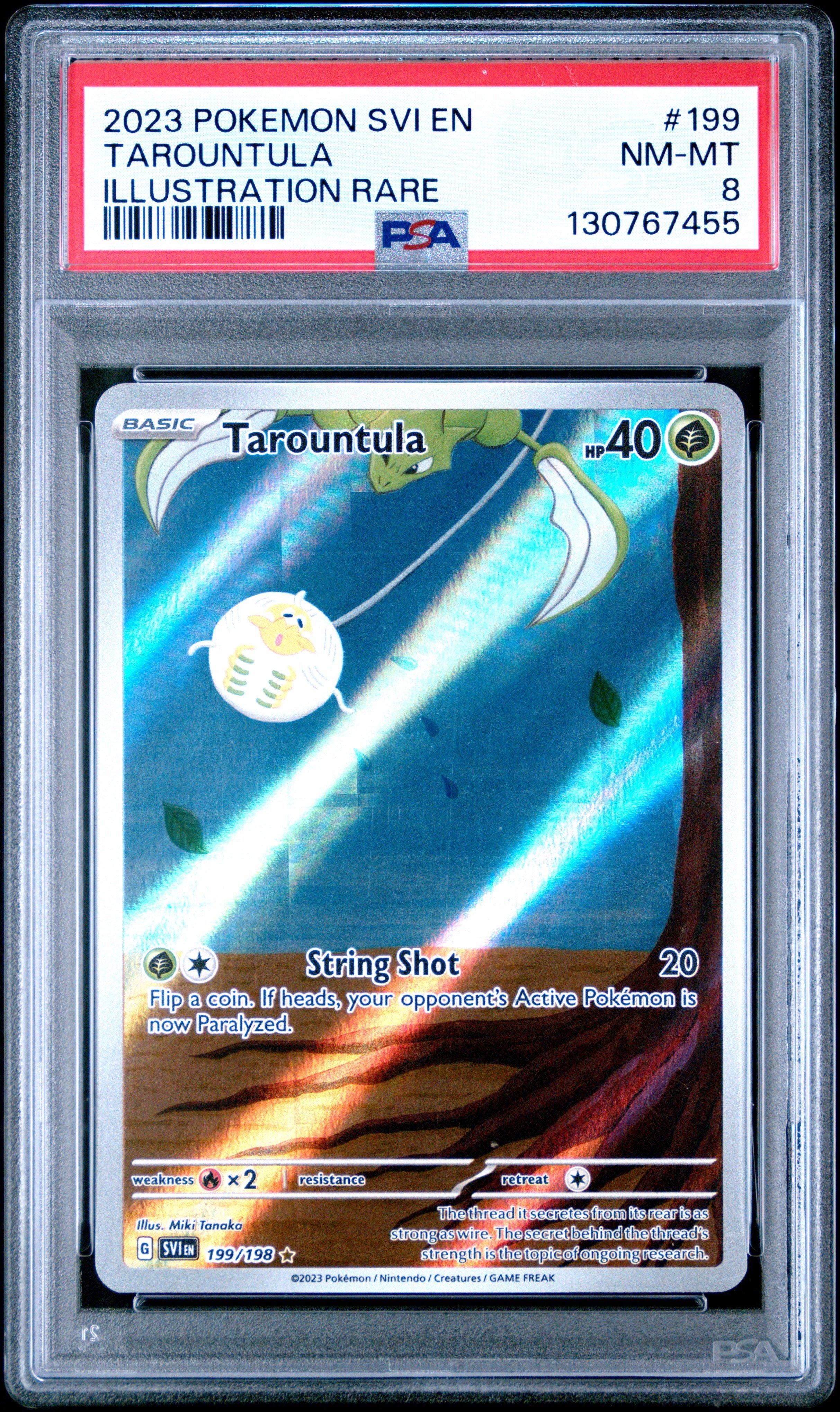 2023 Pokemon Svi En-scarlet & Violet 199 Tarountula Illustration
