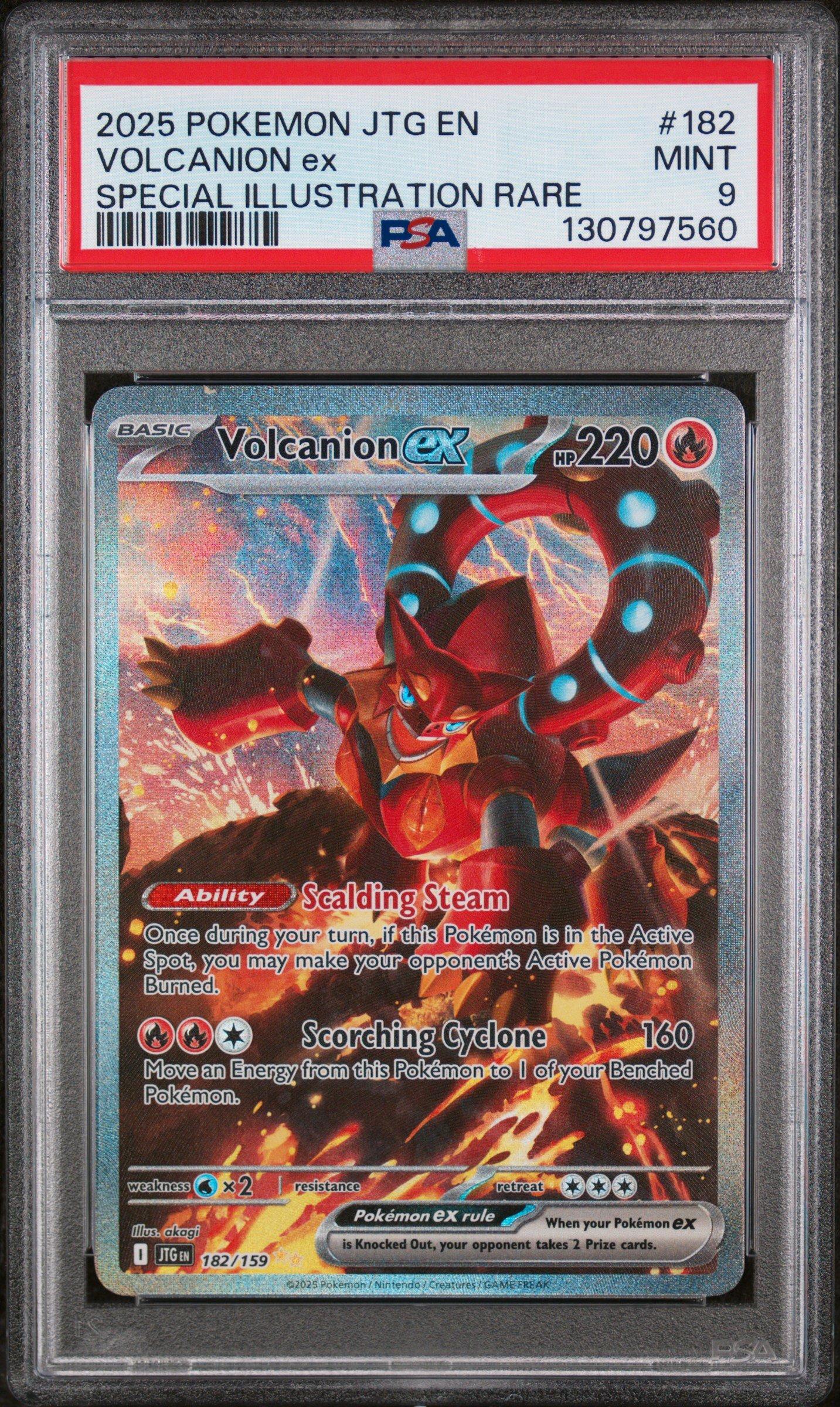 2025 ポケモンカード ドラゴンITe ex #232 2025 Pokemon Jtg En-journey Together 182 Volcanion Ex Special