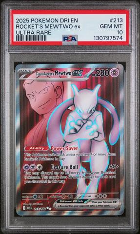 ポケモンカードゲーム 2025 POKEMON SV 10 JP ROCKET'S MEWTWO ex 2025 Pokemon Dri En-destined Rivals 213 Team Rocket's Mewtwo Ex